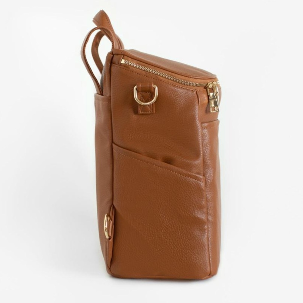 Azaria La Mere Original Convertible Diaper Bag Backpack - Caramel - Picture 4 of 5
